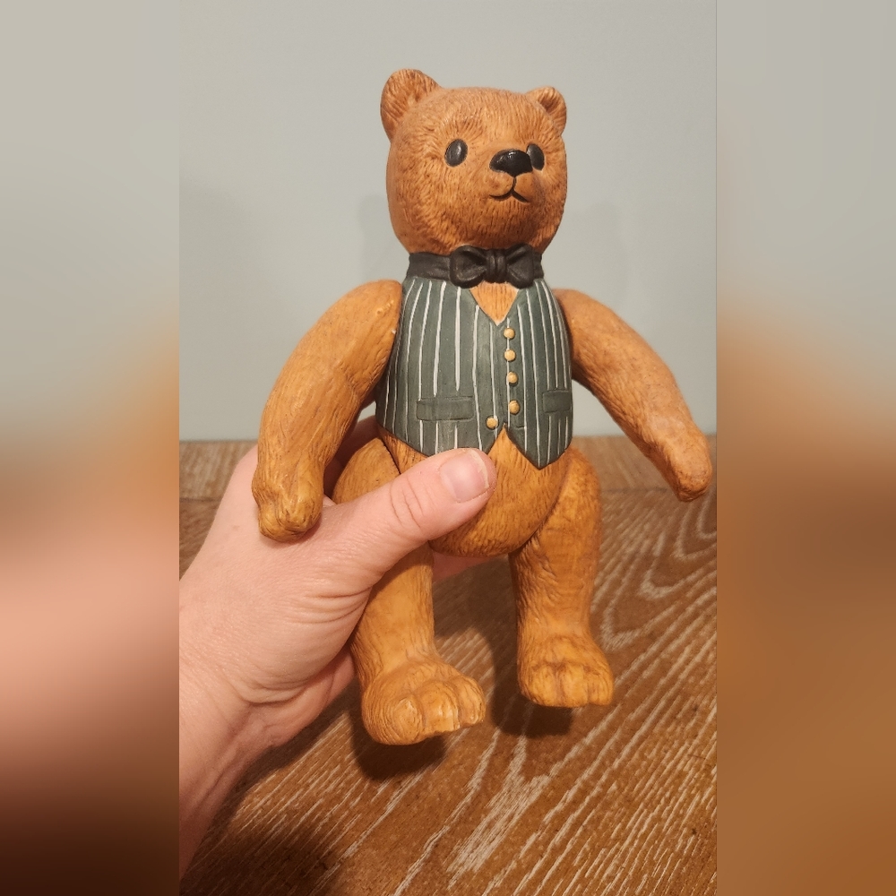 Vintage Ceramic Teddy Bear made by  Department 56